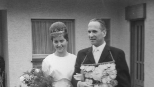 Königspaar 1963 - Karl Gottschalk und Renate Brösike - Schützenkompanie Oeventrop