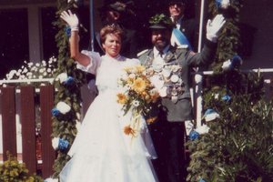 Königspaar 1988 - Klaus und Resi Vielhaber -Schützenkompanie Dinschede