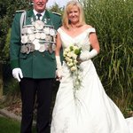Das amtierende Königspaar - Michael Knappstein und Margit Rusch - Schützenkompanie Glösingen